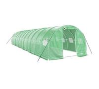 Invernadero Con Estructura De Acero Verde 36 M² 12x3x2 M Vidaxl