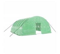 Invernadero Con Estructura De Acero Verde 36 M² 6x6x2,85 M Vidaxl