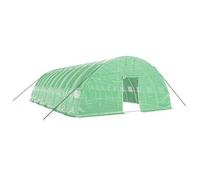 Invernadero Con Estructura De Acero Verde 60 M² 10x6x2,85 M Vidaxl