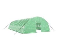 Invernadero Con Estructura De Acero Verde 72 M² 12x6x2,85 M Vidaxl