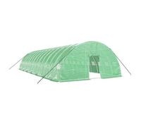 Invernadero Con Estructura De Acero Verde 84 M² 14x6x2,85 M Vidaxl