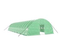 Invernadero Con Estructura De Acero Verde 96 M² 16x6x2,85 M Vidaxl