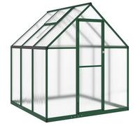 Invernadero Con Marco Base Aluminio Verde 169x169x195 Cm Vidaxl