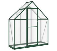 Invernadero Con Marco Base Aluminio Verde 169x58x195 Cm Vidaxl