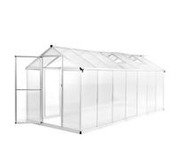 Invernadero De Aluminio 421x190x195 Cm 15,6 M³ Vidaxl