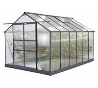 Invernadero de aluminio Azalia 2,5 x 3,7m CoverTech antracita
