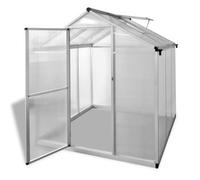 Invernadero De Aluminio Gris Antracita 3,46 M² Vidaxl