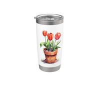 Invernadero Plantas De Jardín Jardinero Retiro Casa De Vaso térmico de acero inoxidable de doble pared