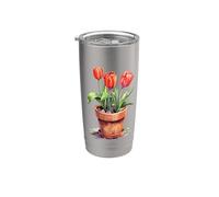 Invernadero Plantas De Jardín Jardinero Retiro Casa De Vaso térmico de acero inoxidable de doble pared