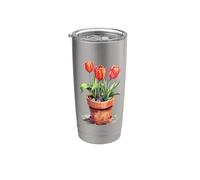 Invernadero Plantas De Jardín Jardinero Retiro Casa De Vaso térmico de acero inoxidable de doble pared