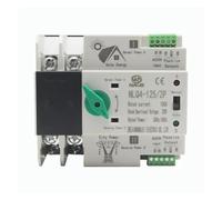Inversor fotoico de 230V, modelo conmutación potencia continua, Doble, interruptor conversión automática NLQ4-125/2P 63A 100A 16A-125A Automatización Industrial(2P 100A)