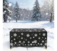 Invierno Funda Mesa Exterior 130x90x95cm/LxWxH Funda para Muebles de Jardín Exterior 420D Oxford, Cubre Mueble Jardin Rectangular, Fundas Terraza Protector Anti-UV para Mesas Sillas Sofás Mobiliario