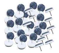 Ioensy 50pcs Muebles Clavo Fieltro Almohadilla Mesa de Madera Silla Pies Patas 24 Cm (50 Unids), 2 piezas