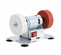 Ioensy Amoladora Mesa Ajustable | Motor Horizontal Eléctrico, Compacto, Herramienta, para Taller Doméstico, Estilo A
