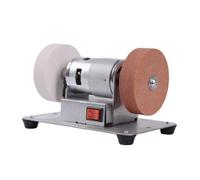 Ioensy Amoladora Mesa Ajustable | Motor Horizontal Eléctrico, Compacto, Herramienta, para Taller Doméstico, Estilo C