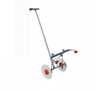 Ioensy Aplicador de Película Agrícola Manual , Herramienta De Cubierta De Película De Doble Disco, Espaciado De 35 Cm Para Película De 50 Cm