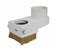 Ioensy Cubierta de Polvo para Husillo CNC Cepillo Protector Accesorio con Cerdas Reforzadas de 5mm y Montaje con Perilla Ajuste para 75mm 80mm 85mm 90mm , 70MM , Hierro Blanco Empuje-tire