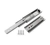 Ioensy Guías para Cajones de Armarios, Rieles para Cajones, Accesorio, Fácil Instalación, Rieles Metálicos Silenciosos, Guías Deslizantes para Armarios, Blanco, Length 6 Inch