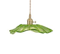 Ioensy Lámpara Colgante de Interior con Forma de Flor, Ideal Como de Luces para Dormitorio, Cocina O Café, Verde