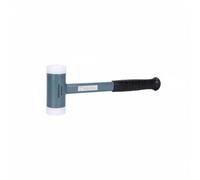 Ioensy Martillo de Mango de Acero Martillo de Ensamblaje Mazo de Nylon Martillo con Protección de Acabados y Empuñadura Ergonómica de Adecuado para, 50, Mango De Acero