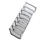 Ioensy Solución Compacta para Guardar Ropa Interior Y Calcetines, Gris 7 Rejillas