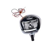 IOIROEXEW Mecanismo Cerradura Cerradura De Puerta Mecánica Plegable Empotrada con Cola Ballena Manija Bloqueo Centralizado para Remolque Todoterreno Accesorios para Automóviles(Chrome)