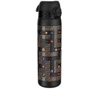 ion8 Botella Agua Acero Inoxidable Termica, 500ml, a Prueba de Fugas, Fácil de Abrir, Cerradura Segura, Aptas para Lavavajillas, Adapta a Portavasos, Asa de Transporte, Jugador