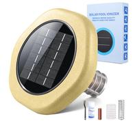 Ionizador de piscina solar, limpiador de iones de cobre con panel solar, elemento de cobre de alta pureza, purificador de agua automático, accesorios de piscina duraderos, jacuzzi y piscina de pie