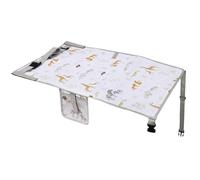 Iouyjiu Cama de viaje para niños, cojín de reposapiés de avión, extensión de asiento inflable portátil, impermeable, antifugas, compacto, plegable para vuelos, viajes, vacaciones, viajes al aire libre