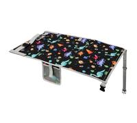 Iouyjiu Cama de viaje para niños, cojín de reposapiés de avión, extensión de asiento inflable portátil, impermeable, antifugas, compacto, plegable para vuelos, viajes, vacaciones, viajes al aire libre