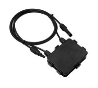 IP67 Solar Junction Box 4 mm² Flat Cable 180W-300W | Diseño plano flexible que se adapta a través de huecos de ventanas, puertas cerradas, sin corrientes de aire