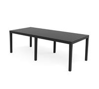 Ipae Progarden Mesa extensible Indo color antracita para exterior 90 x 150 - 220 x 72 cm