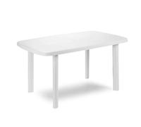 Ipae Progarden Mesa ovalada Faro blanca para exterior