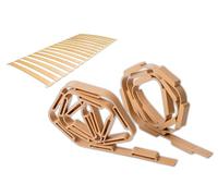 IPEA Rollo para somier de Cama de 200 cm, Fabricado en Italia, 2 Unidades, Tiras de Soporte de plástico para Lamas de la Cama, se Pueden acortar, 15 plazas para Las láminas, Base para Camas