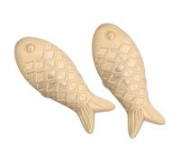 Ipetboom 2 Piezas Tirador de Armario Koi Sola Perforación, Aleación | Acabado Dorado Envejecido, Estilo Retro Silueta de Pez, para Gabinetes y Despensas