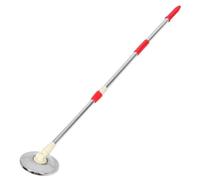Ipetboom Palo de Fregona Desmontable de Acero Inoxidable Función Giratoria, Recambio Reforzado y Resistente para Suelos de Madera y Azulejos, Fácil de Usar