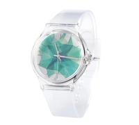 Ipetboom Reloj de Gelatina Transparente Reloj de Cuarzo Sencillo y Práctico para Estudiantes para Uso Diario y Casual