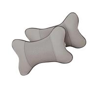 iplusmile 2 Piezas Almohadas Cuello del Coche, Almohada Cervical Ergonómica Transpirable para Viajar en Auto, Soporte Postural Cómodo para Conductor y Pasajeros