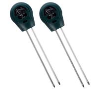 iplusmile 2 Piezas Medidor de Humedad del Suelo Higrómetro, Comprobador de Suelo, Plástico Verde, para Plantas en Maceta y Jardín, Mide Ph, Humedad y Agua