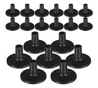 iplusmile 20 Fundas para Platillos de Batería Base de Plástico Resistentes al Desgaste, Compactas y Livianas, Accesorios Prácticos para Bateristas Profesionales en Kits de Percusión