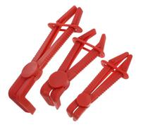 iplusmile 3piezas Alicates de Abrazadera para Mangueras de Freno y Radiador Pinza Plástica para Sellado de Tubos para Reparación Automotriz