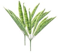 iplusmile Artificiales 2piezas de Serpiente Sansevieria en Film Verde Resistentes y Fáciles de Mantener para de Hogar y Banquetes