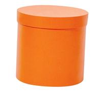 iplusmile Caja Redonda Mini para Flores Naranja Caja de Cartón Cilíndrica para Ramo Portátil Tamaño Pequeño Adecuado para Cumpleaños y Bodas