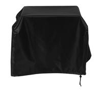 iplusmile Cubierta de Parrilla para Mesa Funda para Barbacoa de Tela Oxford Negra, Protector de Plancha 24x22 Pulgadas, para Barbacoas y Reuniones Familiares