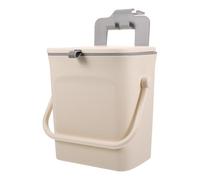 iplusmile Cubo de Basura para Coche, Bote de Basura para Vehículo de PP Blanco, de Tiro, Colgable en Asiento Trasero, Organizador Portátil para Mantener Limpio el Interior