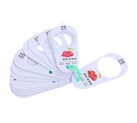 iplusmile Herramienta portátil para medición de diámetro de frutas, regla con 16 orificios para arándanos y cerezas, material plástico para uso en granjas y