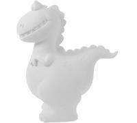 iplusmile Hucha de Dinosaurio Vinilo Blanco, Alcancía Decorativa para Habitación Infantil Función de Guardar y Organización de Monedas Adecuado para Cumpleaños