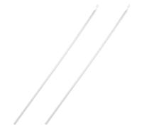 iplusmile Juego de 2 Ganchos para Cortinas con Barra de Extensión de Acrílico Blanco, Soporte Resistente para Persianas y Uso Versátil en Decoración DIY y Comercial