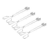 iplusmile Pinzas para Basura Herramienta Confiable Forma de Tijera de Acero Inoxidable 4 Piezas para Recoger Botellas y Vidrio Roto Varios estilos en Camping y Parques Varios estilos