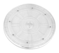 iplusmile Plato Giratorio Resistente y Fácil de Limpiar de Acrílico Transparente Multifuncional Diseño Redondo para Especias Adecuado para Bonsáis y Recortes de Plantas